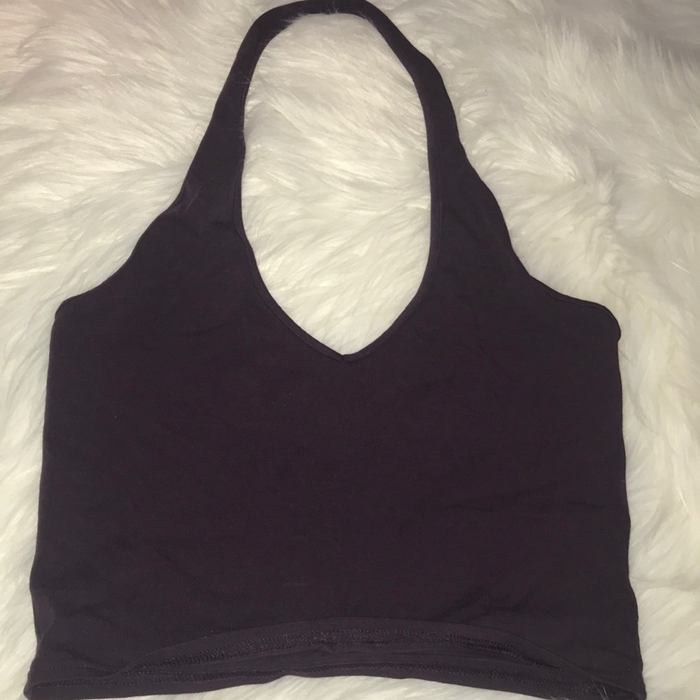 Express halter crop top